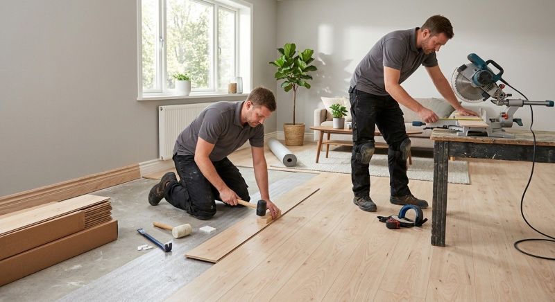 Laminate Floor Installation in White Marsh, MD
