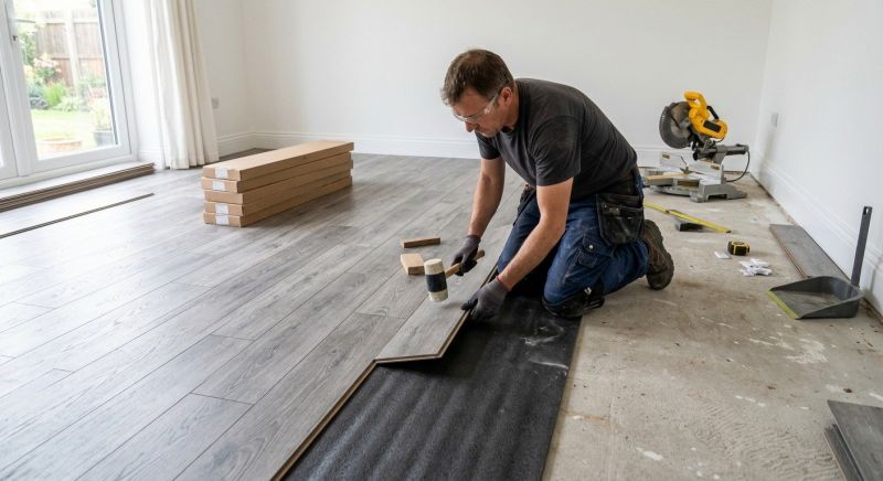 Laminate Floor Replacement in Lothian, MD