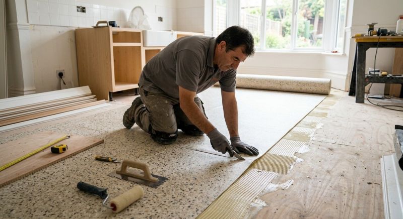 Linoleum Floor Installation in Bowie, MD