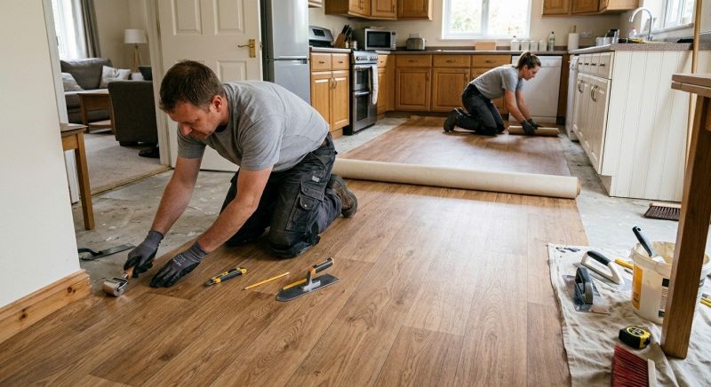 Linoleum Floor Installation in Anne Arundel County, MD
