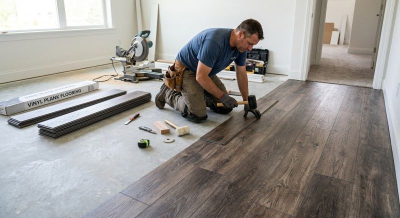 Linoleum Floor Installation in Perry Hall, MD