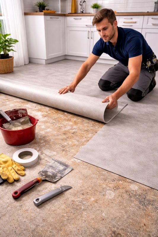 Linoleum Floor Installation in Woodstock, MD
