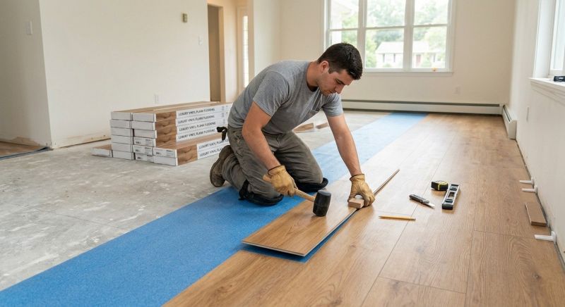 Luxury Vinyl Tile Installation in Annapolis, MD