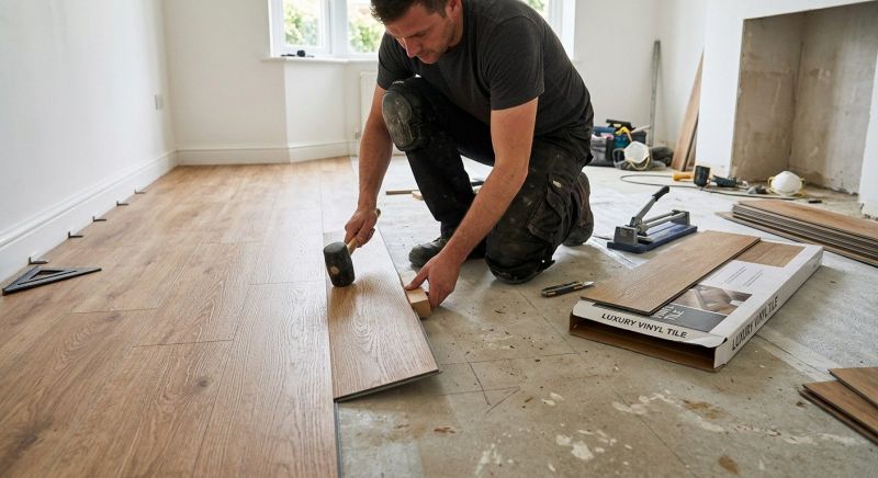 Luxury Vinyl Tile Installation in Crofton, MD