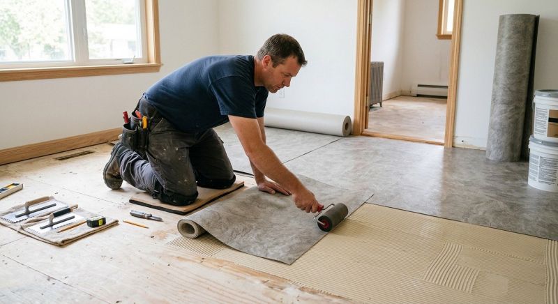 Sheet Flooring Installation in Columbia, MD