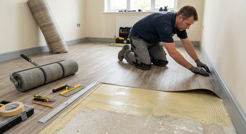 Sheet Flooring Installation in Gambrills, MD