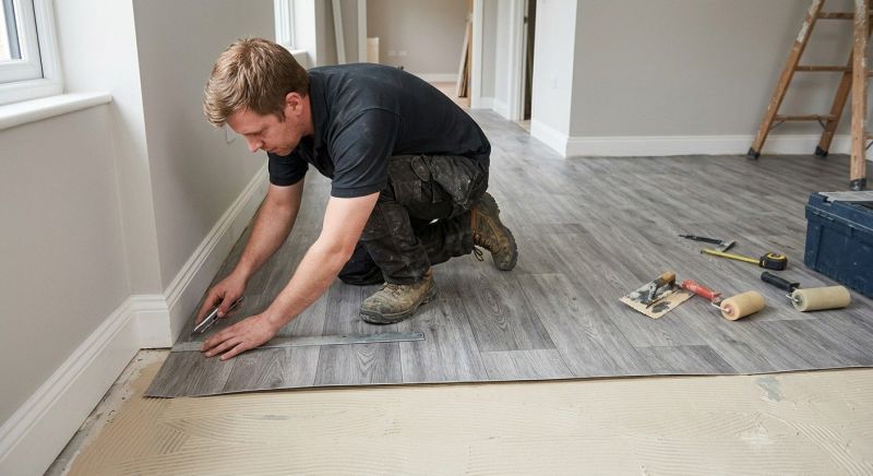 Sheet Flooring Installation in Howard County, MD