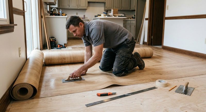 Sheet Flooring Installation in Woodstock, MD