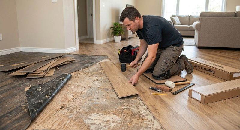Vinyl Flooring Installation in Gambrills, MD