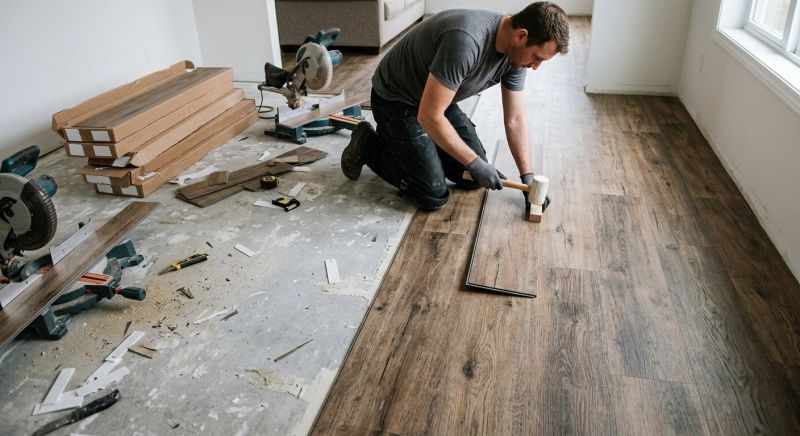 Vinyl Flooring Installation in Lothian, MD