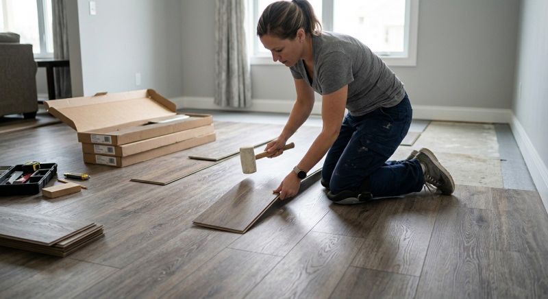Vinyl Plank Floor Installation in Anne Arundel County, MD
