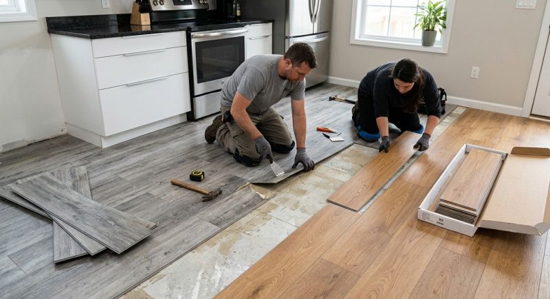 Vinyl Tile Replacement in Anne Arundel County, MD